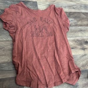 brown old navy shirt